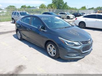  Salvage Chevrolet Cruze