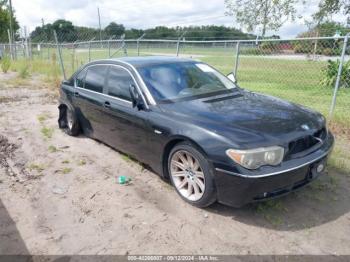  Salvage BMW 7 Series