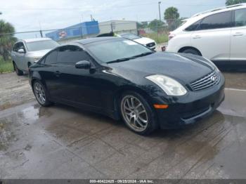  Salvage INFINITI G35