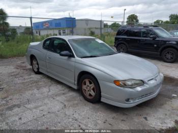  Salvage Chevrolet Monte Carlo