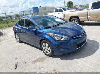  Salvage Hyundai ELANTRA