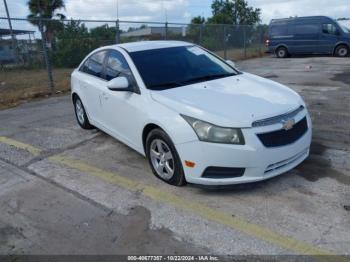  Salvage Chevrolet Cruze