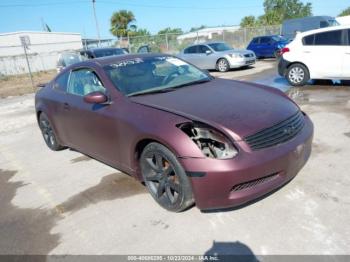  Salvage INFINITI G35