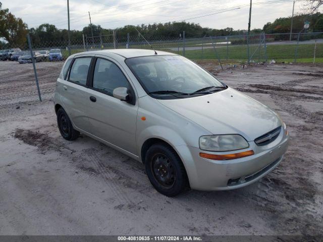  Salvage Chevrolet Aveo