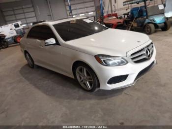  Salvage Mercedes-Benz E-Class