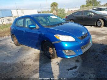  Salvage Toyota Matrix