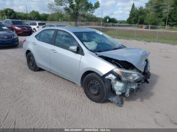  Salvage Toyota Corolla