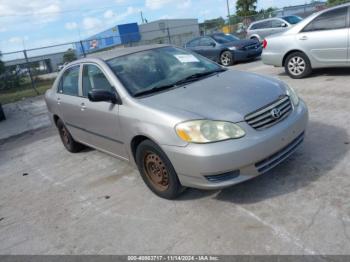  Salvage Toyota Corolla