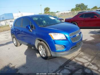  Salvage Chevrolet Trax