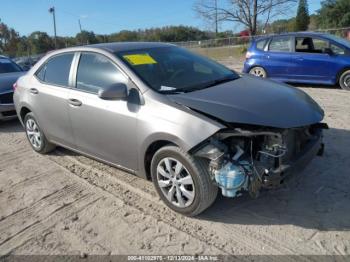  Salvage Toyota Corolla