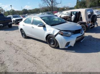  Salvage Toyota Corolla