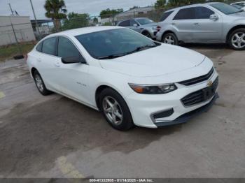  Salvage Chevrolet Malibu