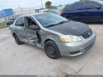  Salvage Toyota Corolla