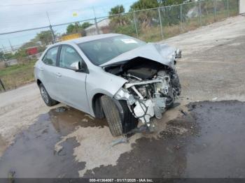  Salvage Toyota Corolla