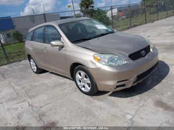  Salvage Toyota Matrix