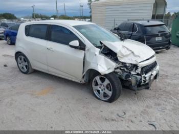  Salvage Chevrolet Sonic