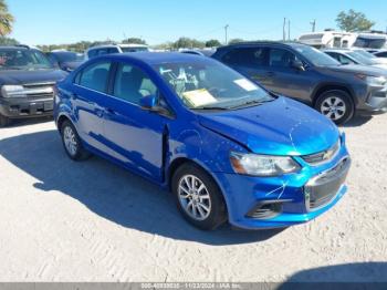  Salvage Chevrolet Sonic