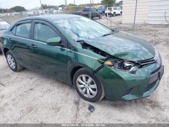  Salvage Toyota Corolla