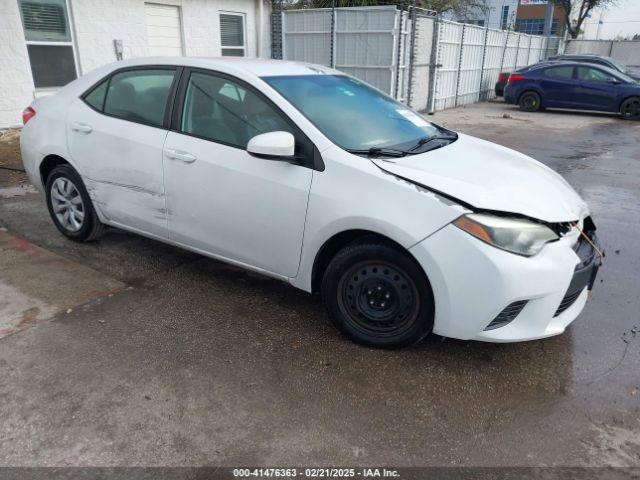  Salvage Toyota Corolla