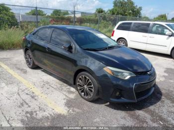  Salvage Toyota Corolla