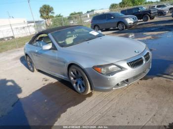  Salvage BMW 6 Series