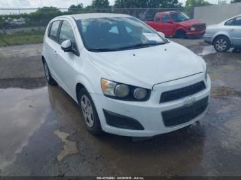  Salvage Chevrolet Sonic