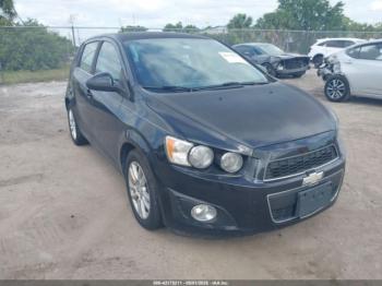  Salvage Chevrolet Sonic