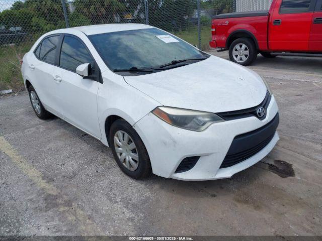  Salvage Toyota Corolla