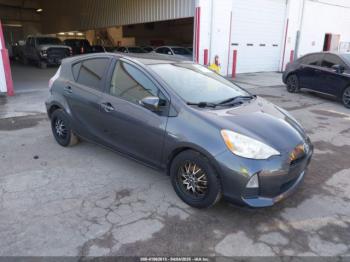  Salvage Toyota Prius c