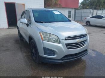  Salvage Chevrolet Trax