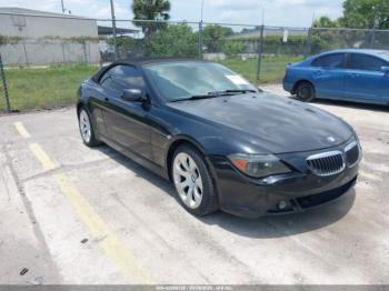 Salvage BMW 6 Series