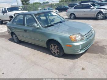  Salvage Hyundai ACCENT