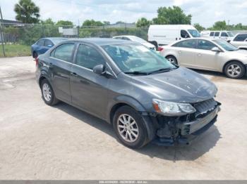  Salvage Chevrolet Sonic