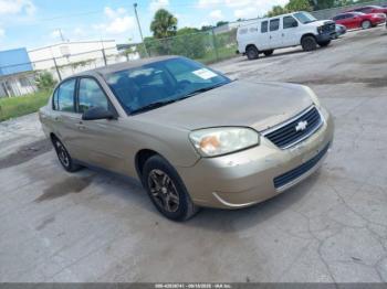  Salvage Chevrolet Malibu