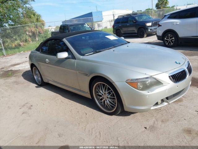  Salvage BMW 6 Series