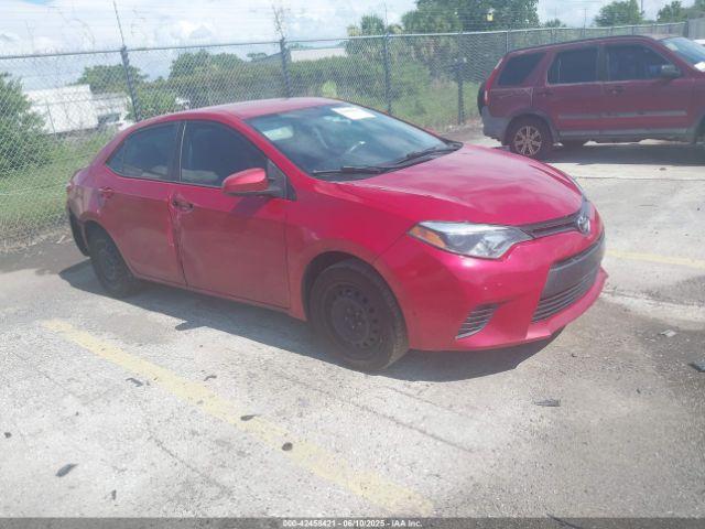  Salvage Toyota Corolla