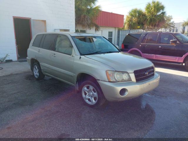  Salvage Toyota Highlander