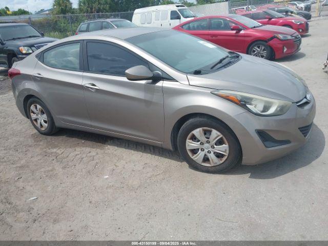  Salvage Hyundai ELANTRA