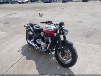  Salvage Triumph Motorcycle Bonneville