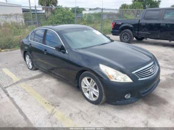  Salvage INFINITI G37