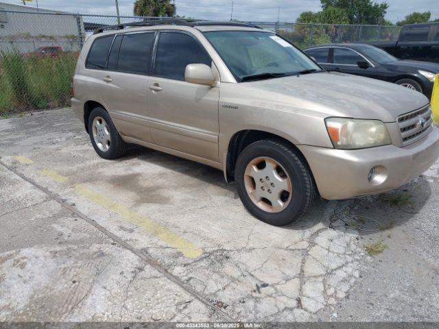  Salvage Toyota Highlander