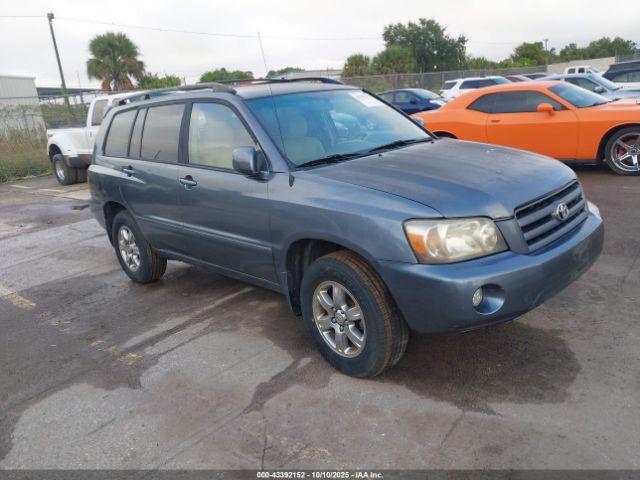  Salvage Toyota Highlander