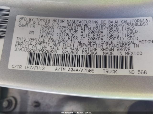 Toyota Tacoma Prerunner V6 Image 6