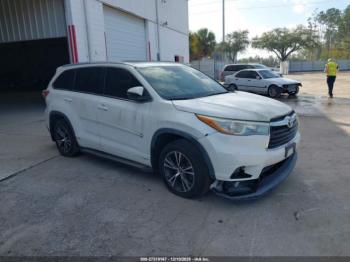  Salvage Toyota Highlander