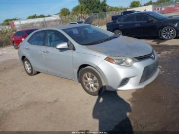 Salvage Toyota Corolla