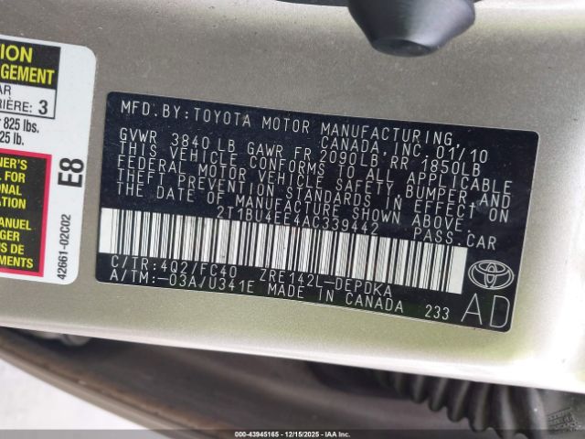 Toyota Corolla Le Image 6