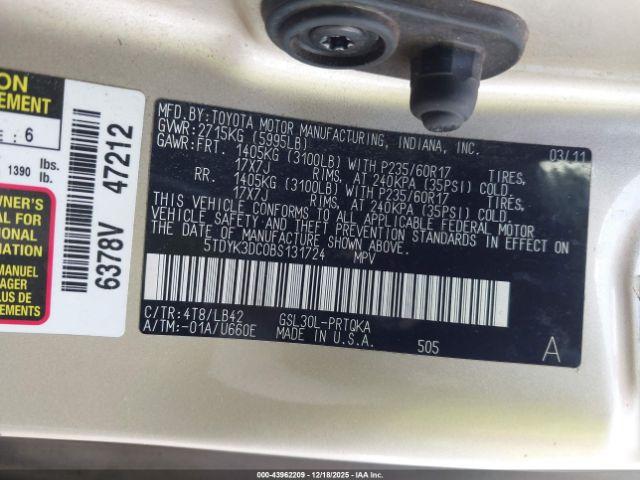 Toyota Sienna Xle V6 Image 11