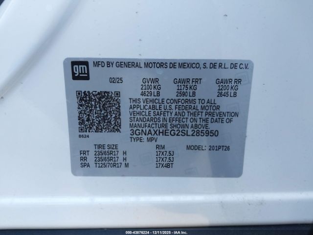 Chevrolet Equinox Fwd Lt Image 8