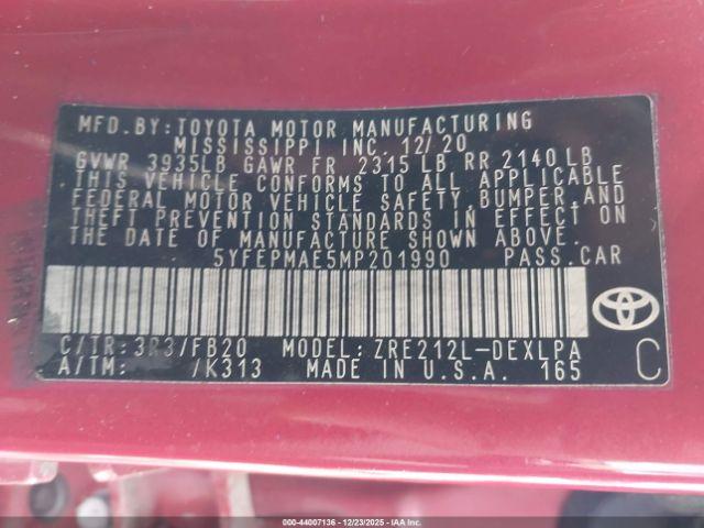 Toyota Corolla Le Image 10