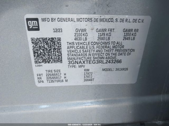 Chevrolet Equinox Awd 2fl Image 11